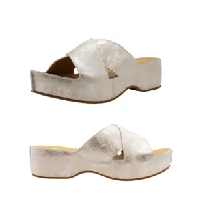 Edith Platform Sandals in Silver by Volatile