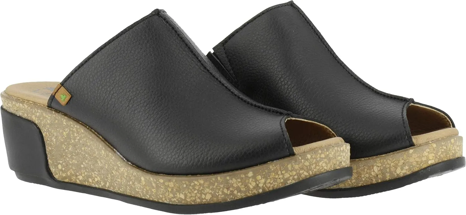 El Naturalista Womens Leaves 5005T Wedge Slides
