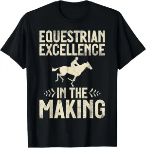 Equestrian Excellence in the Making Horse Trainer T-Shirt