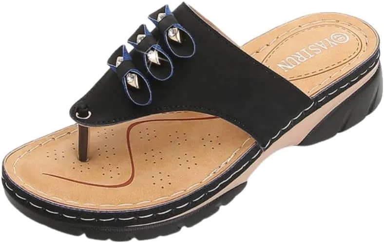 Fashionable and casual and stylish home, beach, party, cushioned, comfortable and anti-slip women's flip-flops