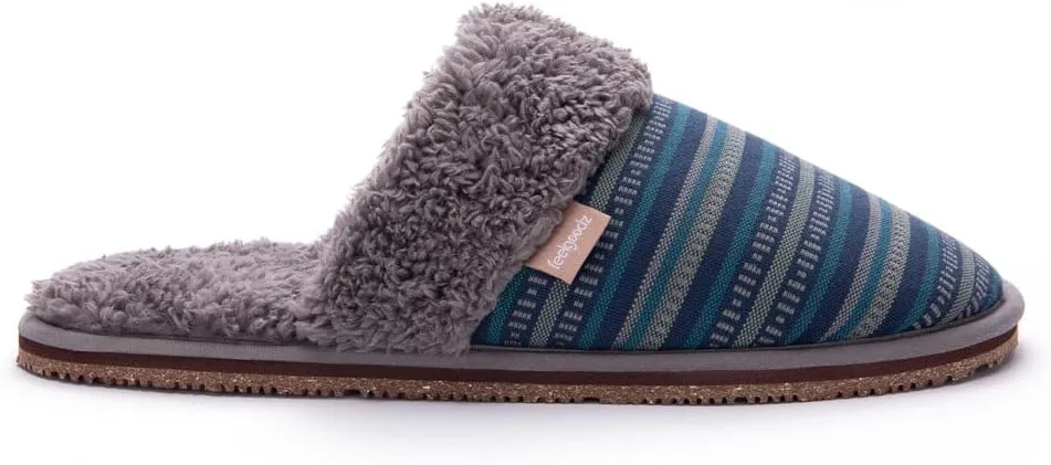 Feelgoodz Men’s Meridian Mule Faux Sherpa Indoor/Outdoor Slipper
