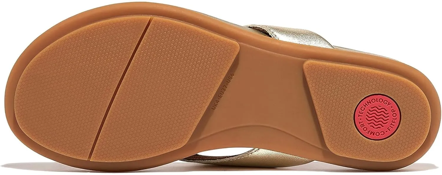 FitFlop Womens Gracie Leather Flip-Flops
