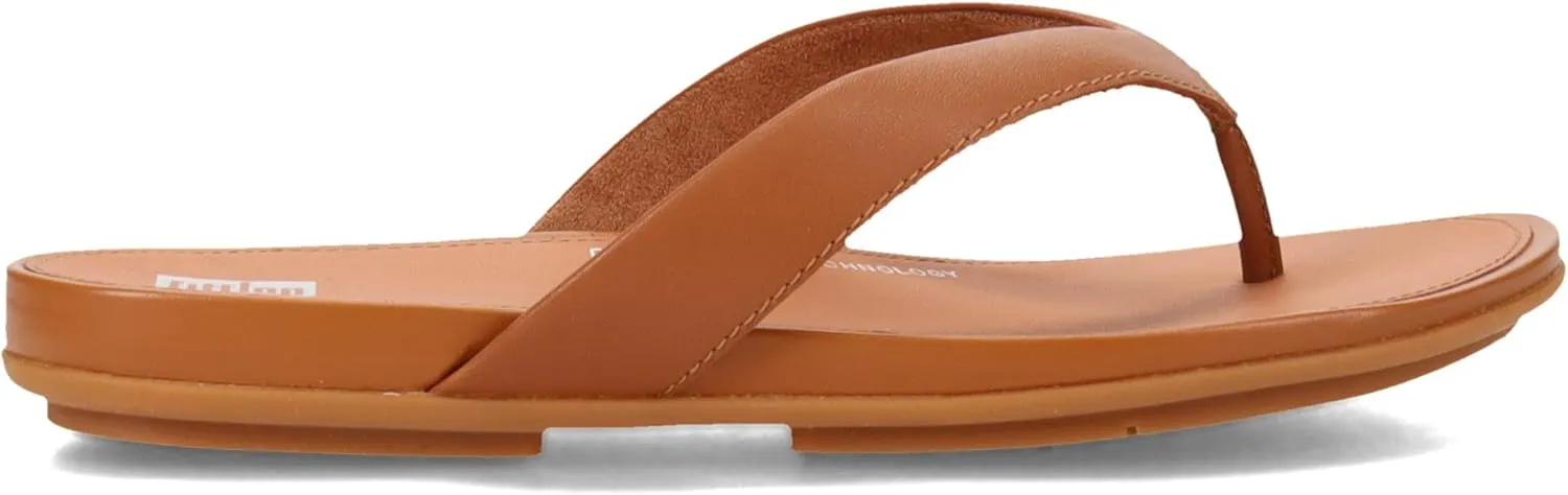 FitFlop Womens Gracie Leather Flip-Flops