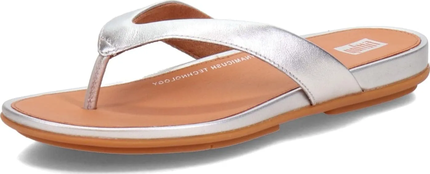FitFlop Womens Gracie Leather Flip-Flops