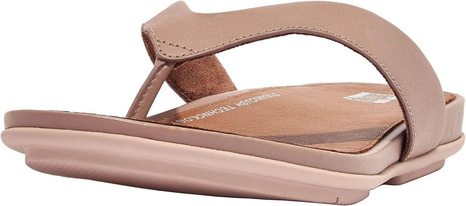 FitFlop Womens Gracie Leather Flip-Flops