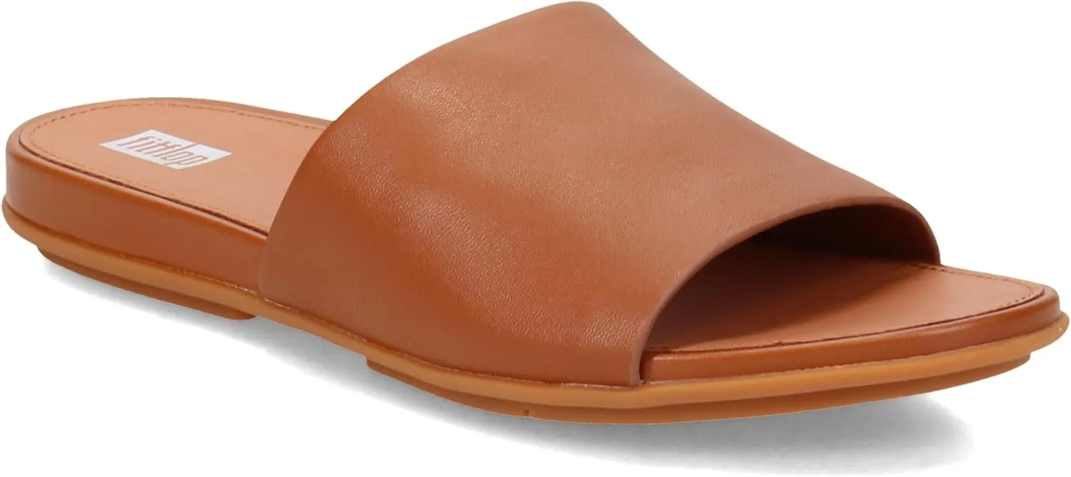 FitFlop Women's Gracie Leather Pool Slides Mule