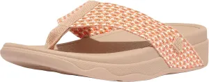 FitFlop Women's Surfa Multi-Tone Webbing Toe-Post Sandals Wedge
