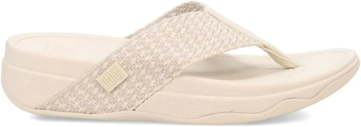 FitFlop Women's Surfa Multi-Tone Webbing Toe-Post Sandals Wedge
