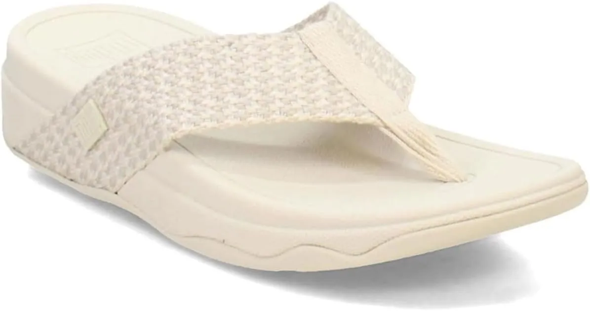 FitFlop Women's Surfa Multi-Tone Webbing Toe-Post Sandals Wedge