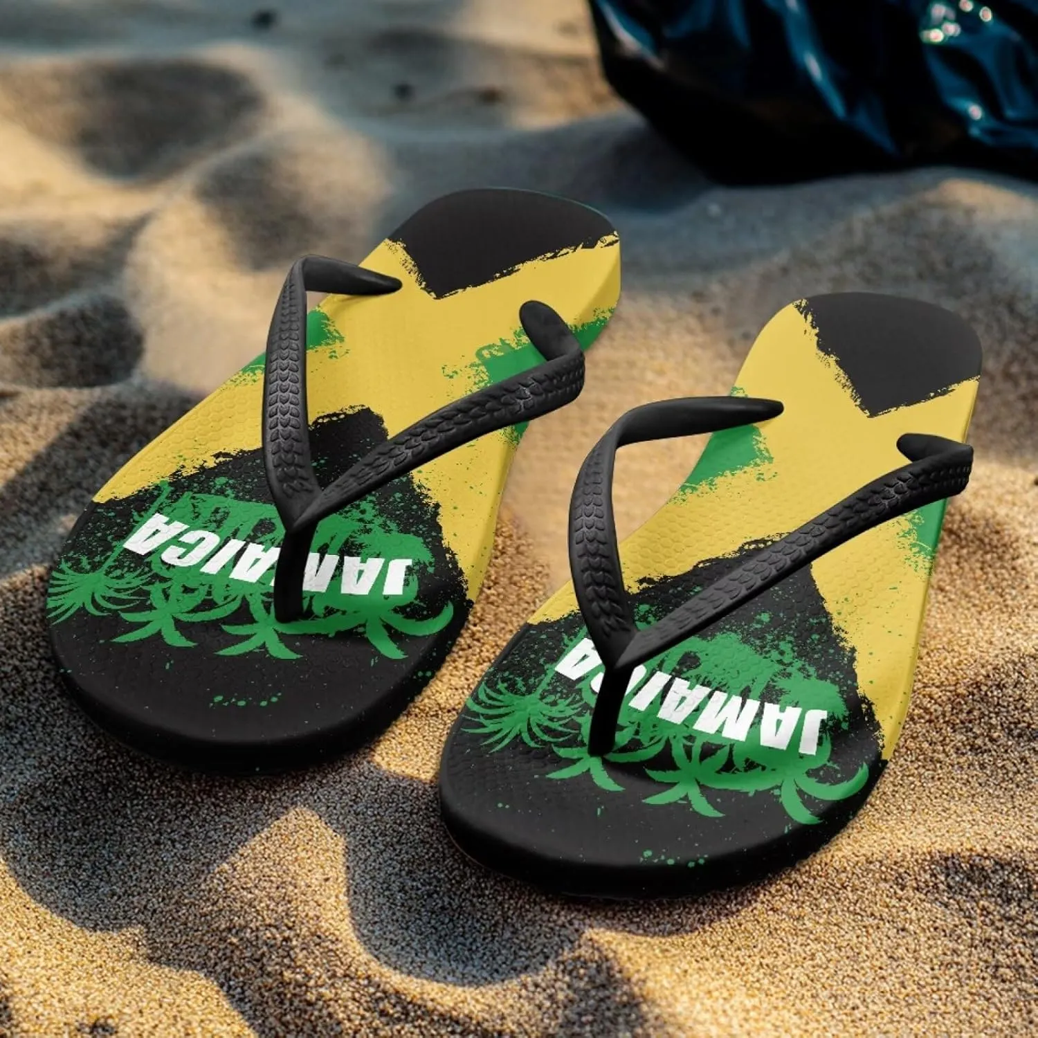 Flag Thong Flip Flops Waterproof Walking Sandal Summer Beach Walking Flip Flop Slippers for Women
