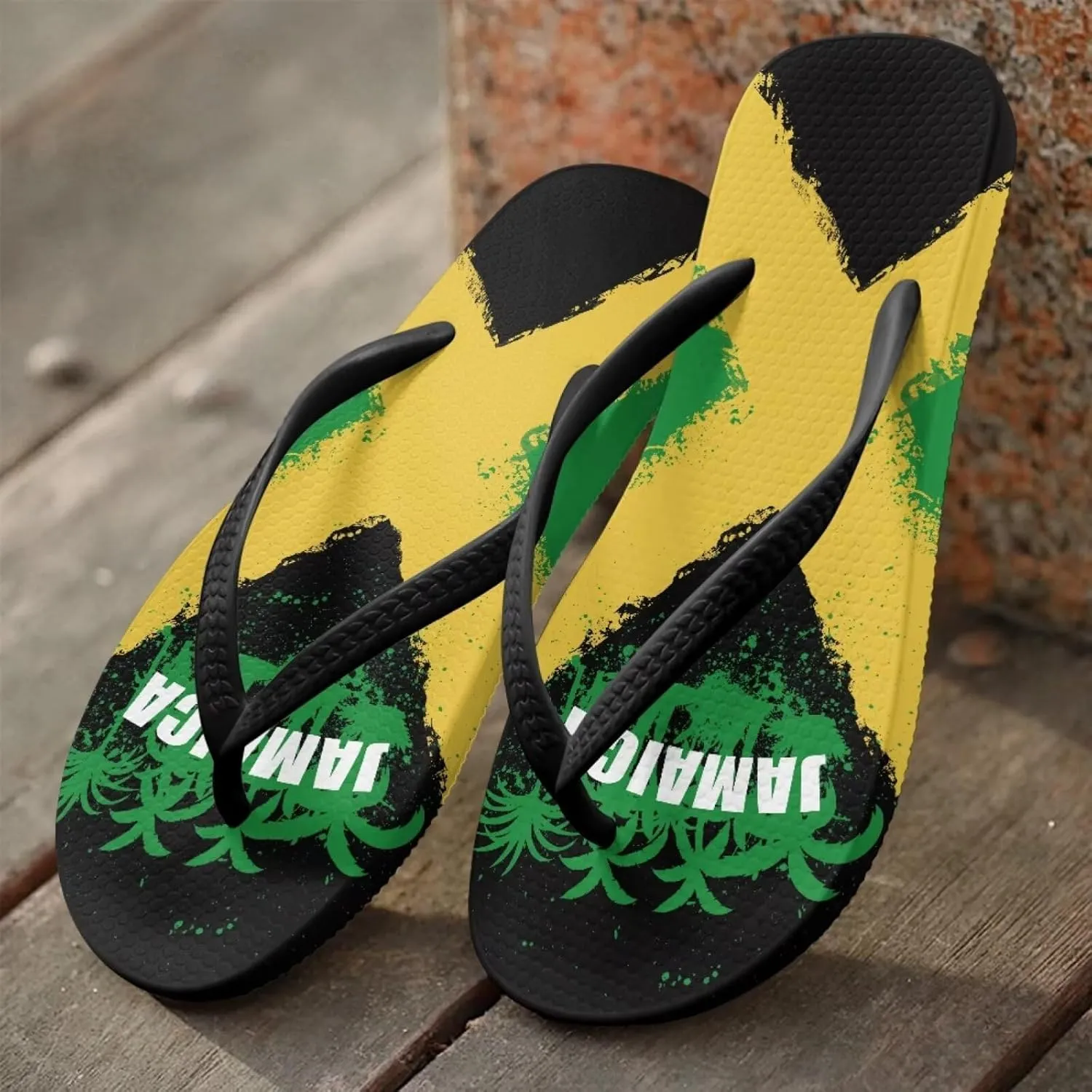 Flag Thong Flip Flops Waterproof Walking Sandal Summer Beach Walking Flip Flop Slippers for Women
