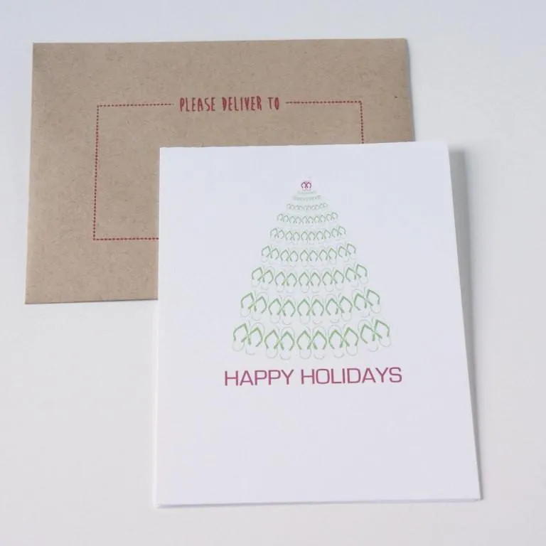Flip Flop Christmas Cards