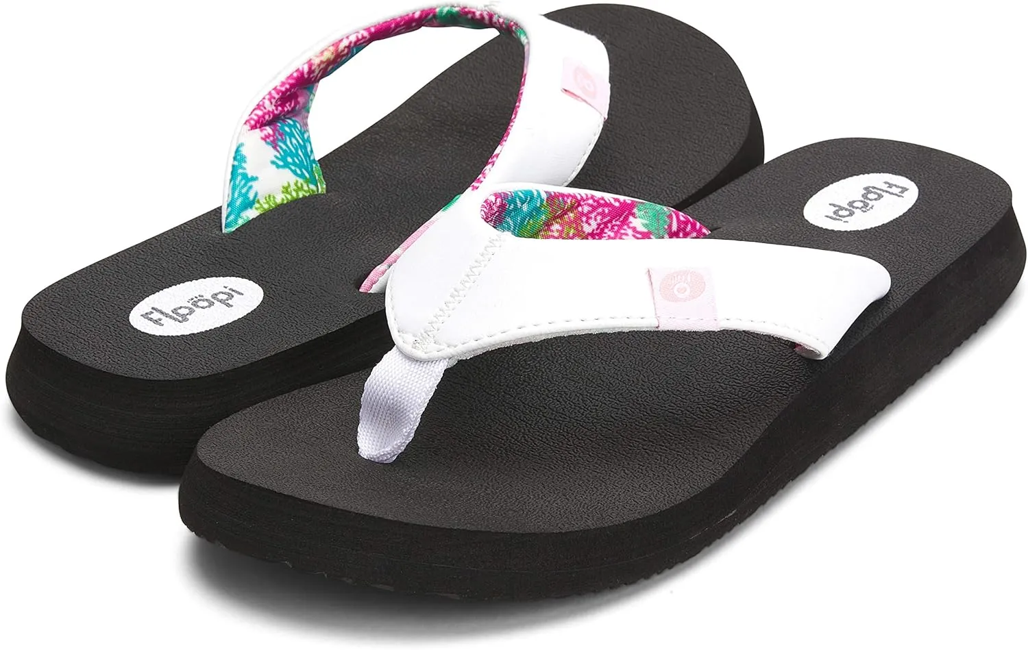 Floopi Flip Flops for Women Flat Yoga Mat Thong Womens Sandals Ladies Beach Sandals with Indoor & Outdoor Anti Skid Soles