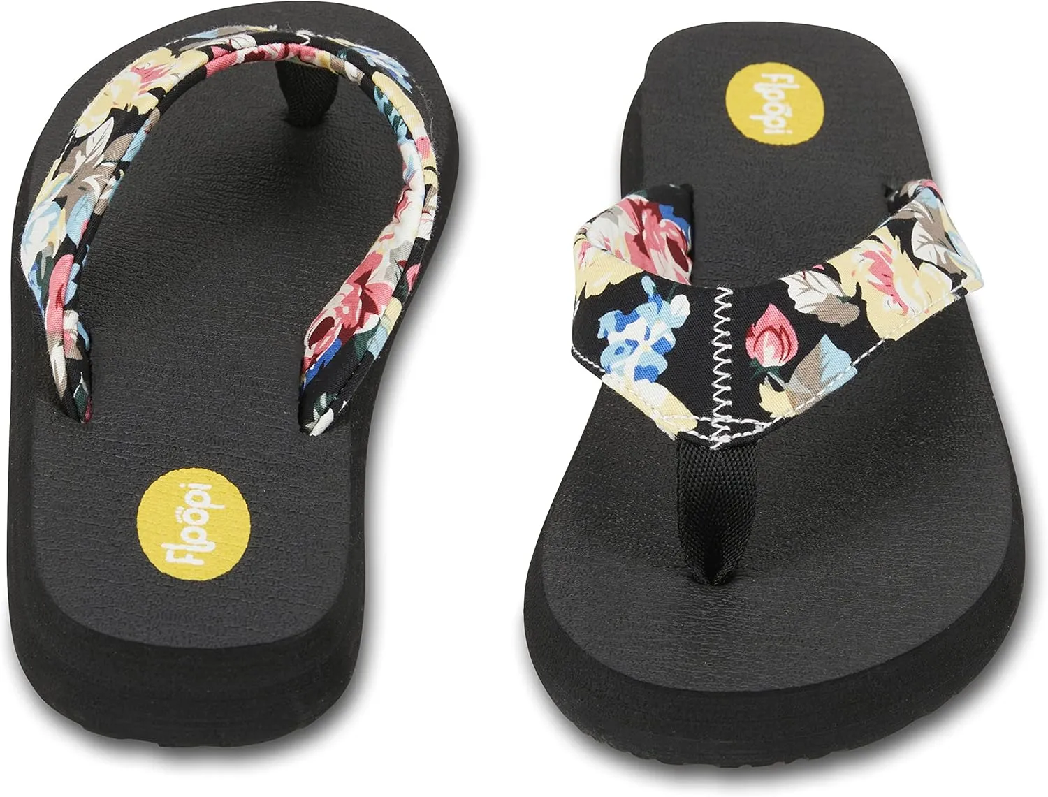 Floopi Flip Flops for Women Flat Yoga Mat Thong Womens Sandals Ladies Beach Sandals with Indoor & Outdoor Anti Skid Soles