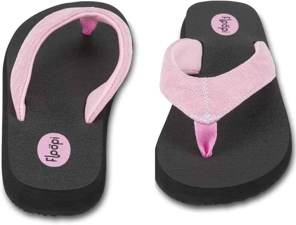 Floopi Flip Flops for Women Flat Yoga Mat Thong Womens Sandals Ladies Beach Sandals with Indoor & Outdoor Anti Skid Soles