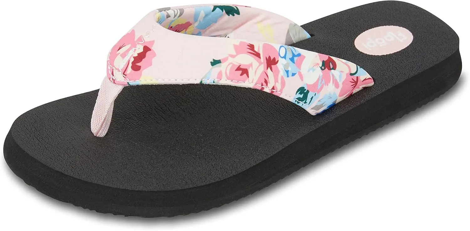 Floopi Flip Flops for Women Flat Yoga Mat Thong Womens Sandals Ladies Beach Sandals with Indoor & Outdoor Anti Skid Soles
