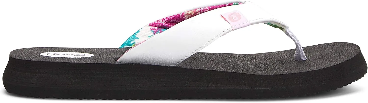 Floopi Flip Flops for Women Flat Yoga Mat Thong Womens Sandals Ladies Beach Sandals with Indoor & Outdoor Anti Skid Soles