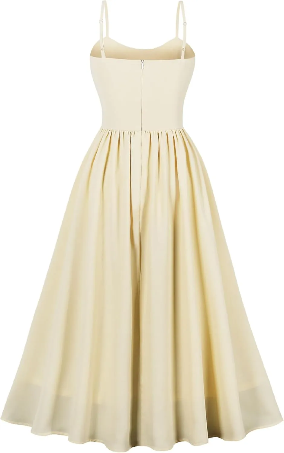Floral Corset Dress Solid Long Dress Low Cut Dress Open Back Summer Dress