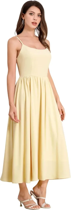 Floral Corset Dress Solid Long Dress Low Cut Dress Open Back Summer Dress