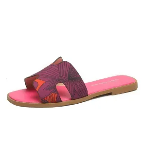 Floral Design Thong Style Sandal