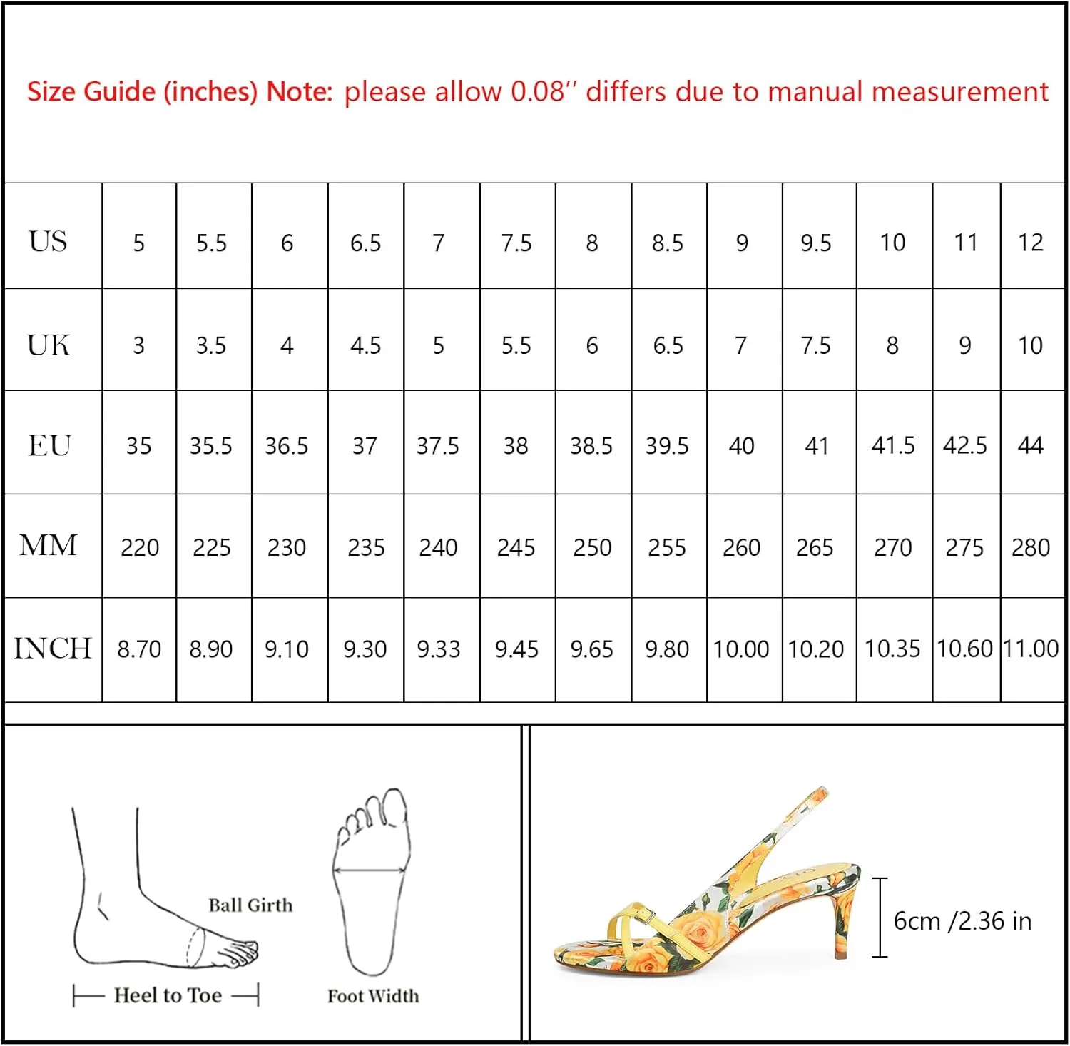 Floral Strappy Heels Kitten Heels for Women Party Wedding Casual Dress Shoes