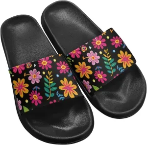 Forchrinse Skull Slides for Women Men Goth Sandals Slippers Y2K Fashion Slide Platform Summer Shoes Arch Support