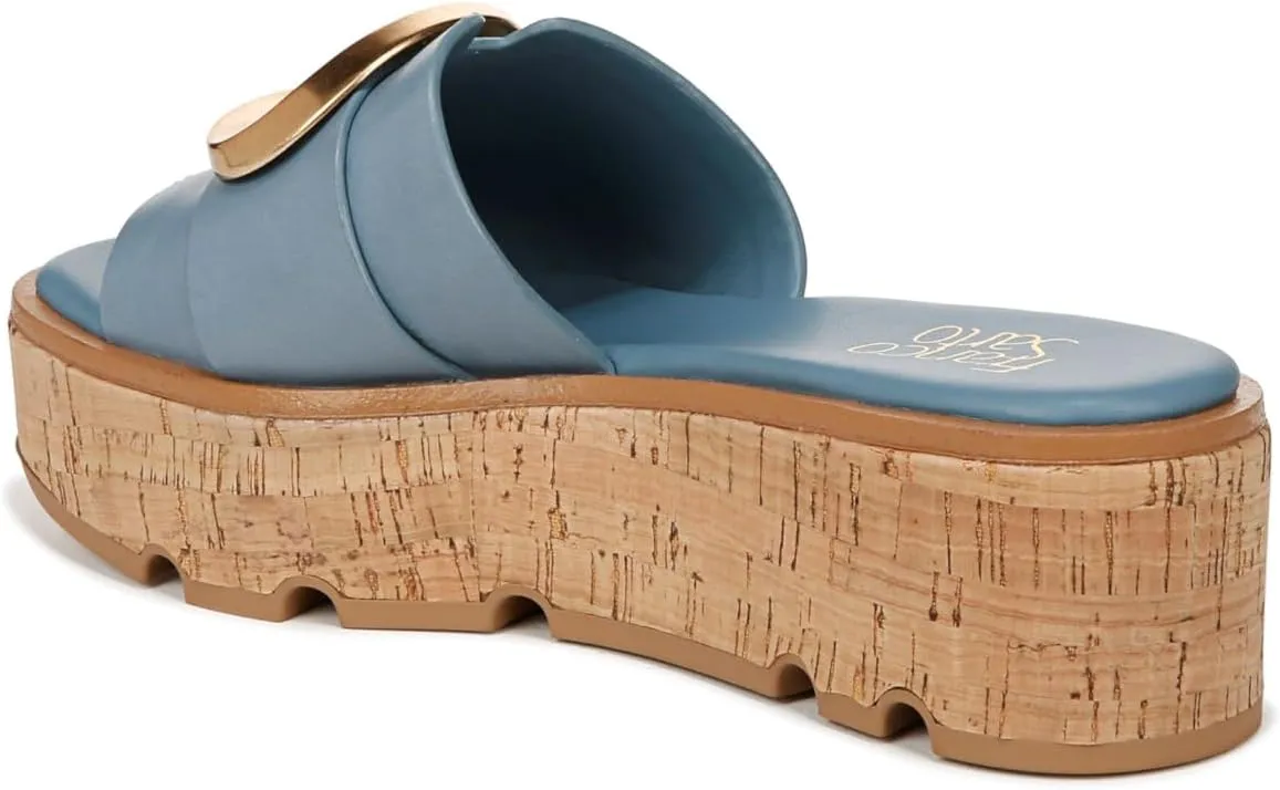 Franco Sarto Women's Hoda Cork Platform Slide Sandals