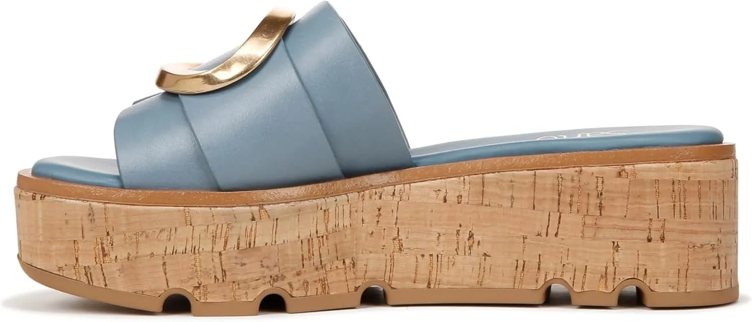 Franco Sarto Women's Hoda Cork Platform Slide Sandals