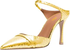 FSJ Women Sexy Stiletto High Heels Mule Rhinestones Strappy Slide Pumps Slip On Pointed Closed Toe Backless Sandals Wedding Party Dress Shoes Size 4-16 US