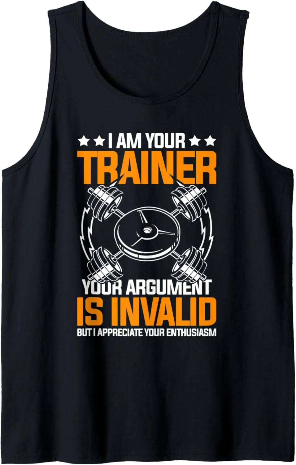 Funny Fitness Trainer Gift Idea Gym Personal Trainer Tank Top
