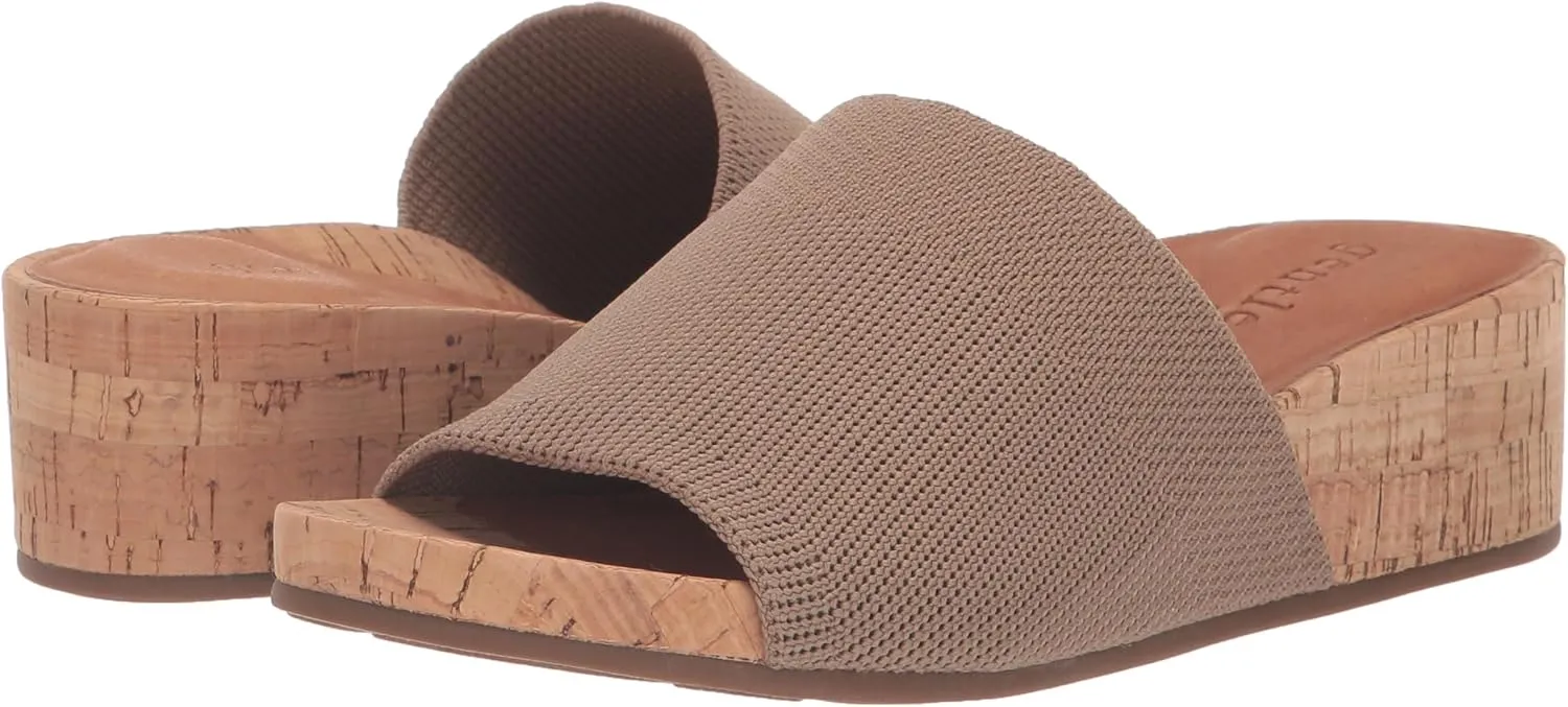 Gentle Souls by Kenneth Cole Women's Gisele Wedge Slide Heeled Sandal