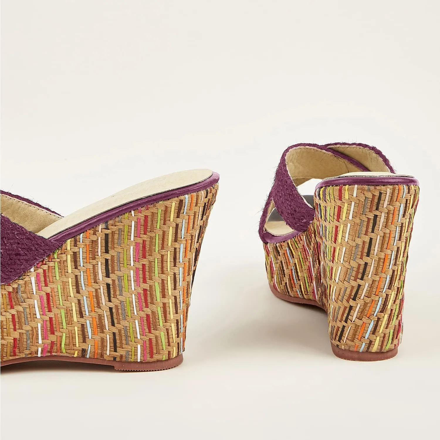 getmorebeauty Wedge Sandals for Women Casual Summer Slide Platform Sandals