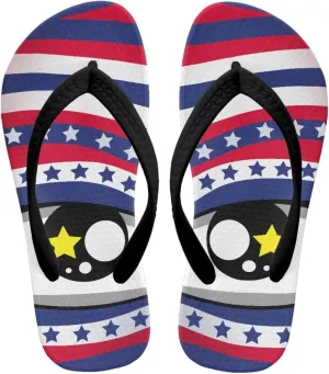 Girls Red Ladybug Flip Flops Kids Slip on Thong Sandals Ladybug Cosplay Slippers for Summer Beach Pool