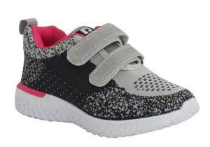 Girls Youth Kids Super Lightweight Memory Foam EVA Twin Touch Fasten Strap Casual Active Sports Trainers