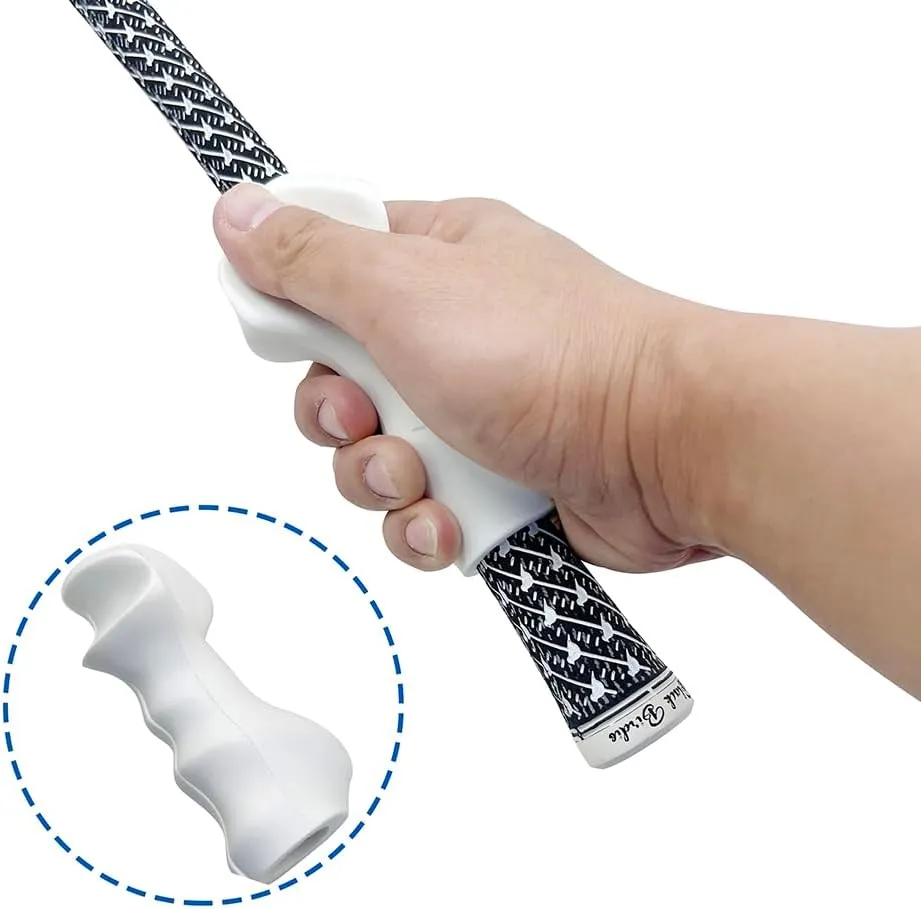 Golf Grip Trainer,Golf Swing Aid.Soft TPR Finger Guide for Perfect Hand Position - Suitable for Men, Women, and Kids of All Skill Levels（Suitable for the right hand）