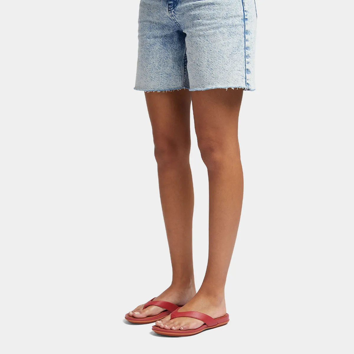 GRACIE Leather Flip-Flops