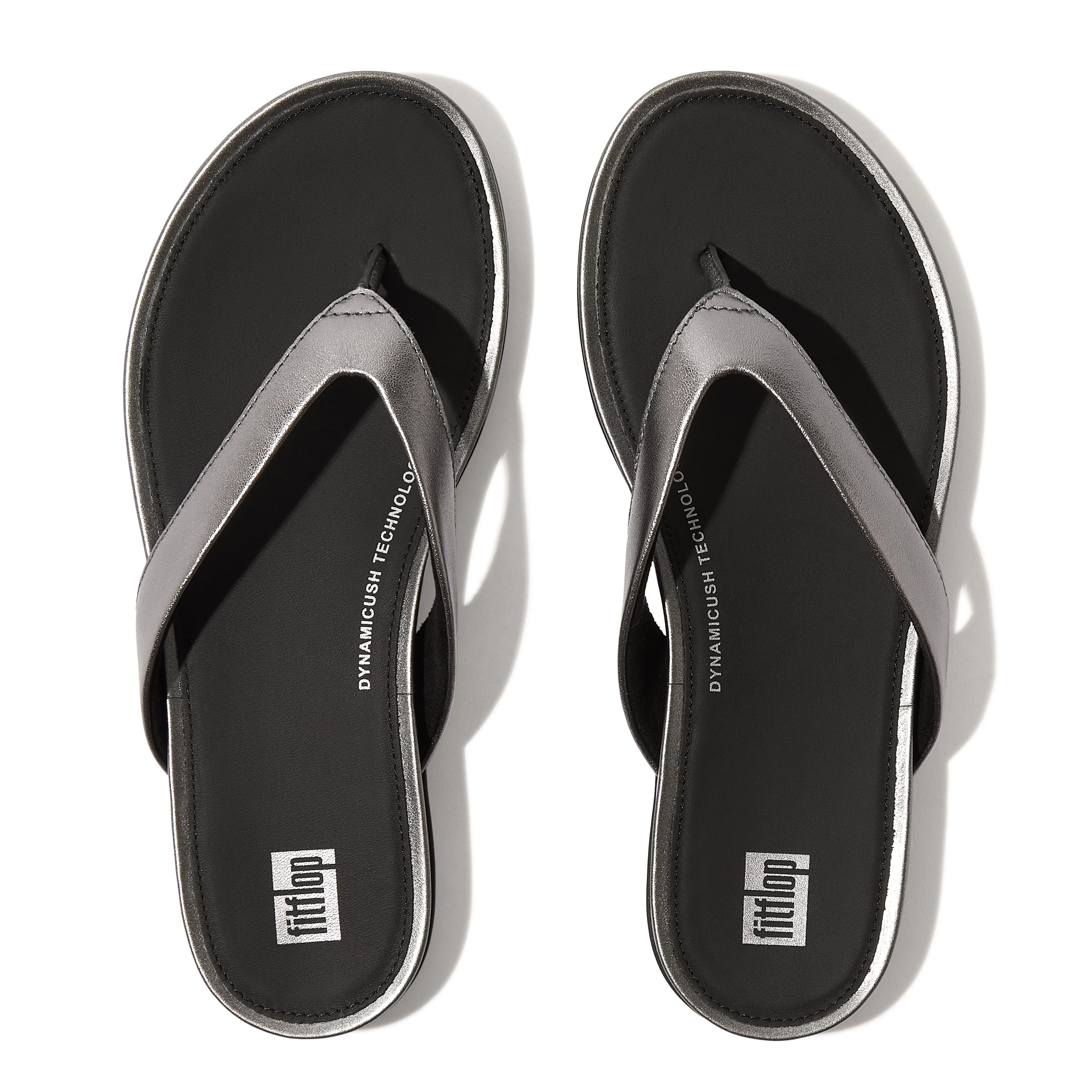 GRACIE Leather Flip-Flops