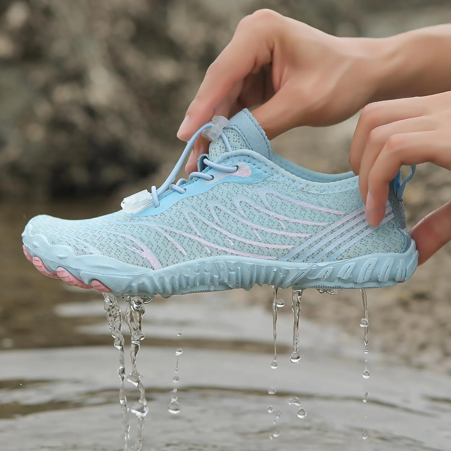 Grounded Footwear Barefoot Shoes for Women Men Quick Dry Hiking Sneakers Breathable Soft Trail Running Shoes Footwear