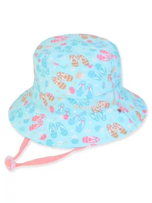 Hat - Blue Flip Flop-Cotton Poly Bucket- Childeren - Hh491