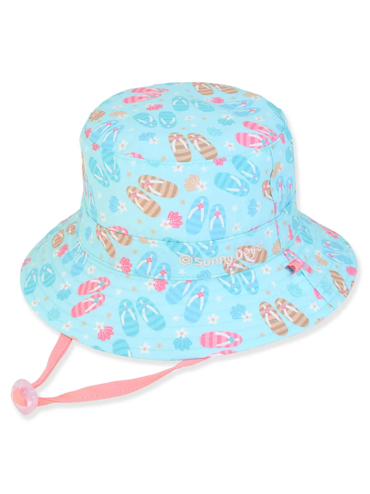 Hat - Blue Flip Flop-Cotton Poly Bucket- Childeren - Hh491
