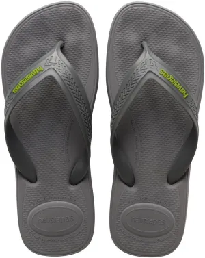 Havaianas for Men - Top Max Comfort Flip Flops, Steel Gray, 9/10