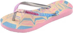 Havaianas Kids Slim Glitter Flip Flops - Kids' Summer Sandals for Girls - Buttercream, 11/12C Little Kid