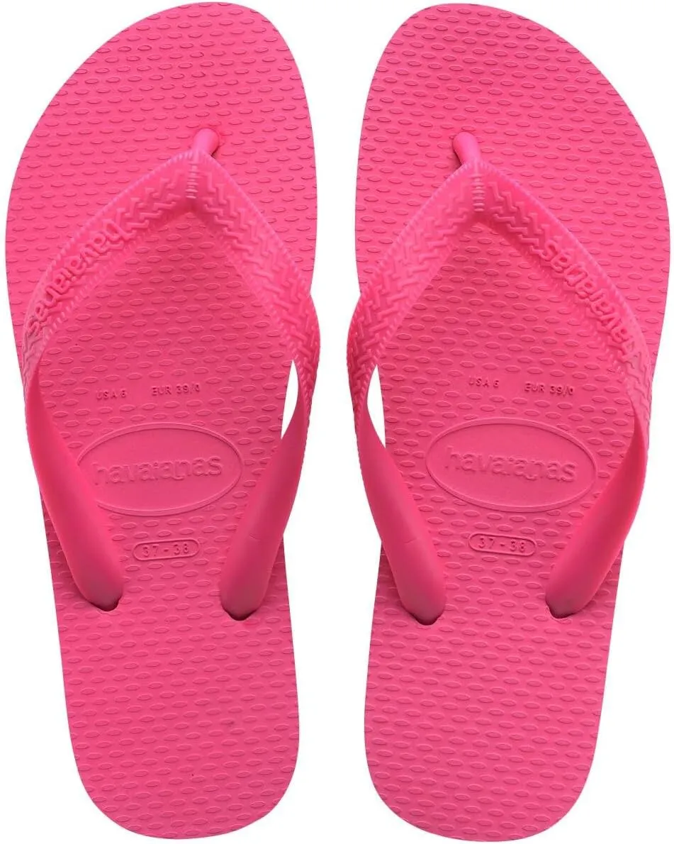 Havaianas Women's Color Flip Flops - Spring & Summer Style Sandals, Pink Flux, 9/10
