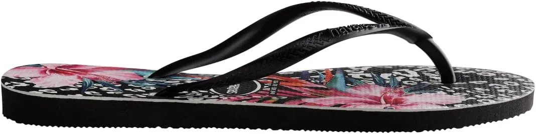 Havaianas Women's Slim Animal Floral Flip Flop Sandal