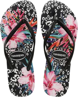 Havaianas Women's Slim Animal Floral Flip Flop Sandal