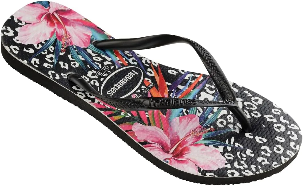 Havaianas Women's Slim Animal Floral Flip Flop Sandal