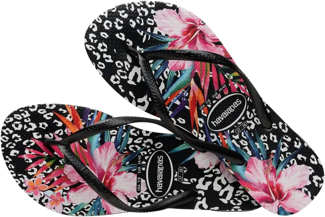 Havaianas Women's Slim Animal Floral Flip Flop Sandal