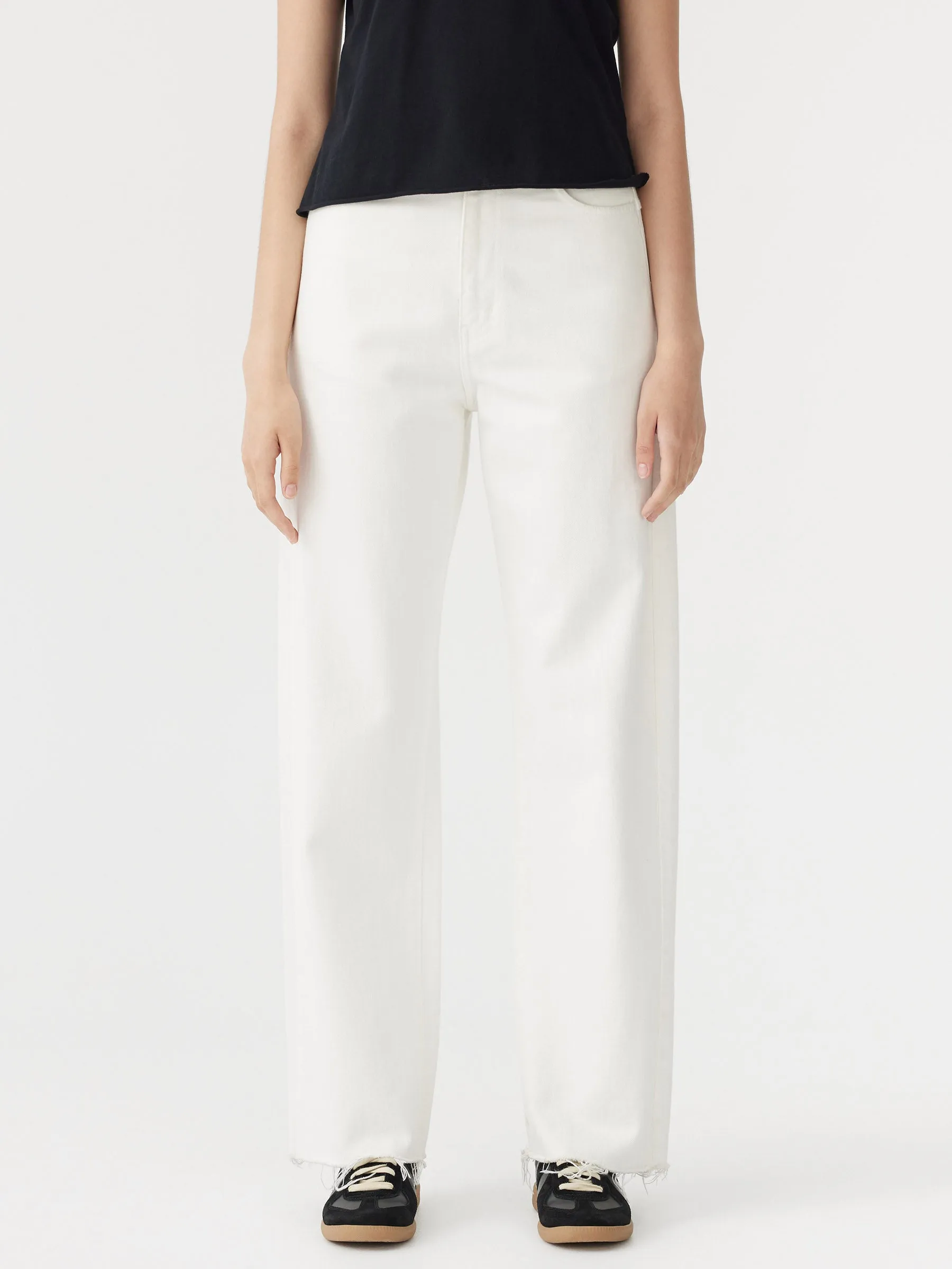 High Rise Straight Leg Jean