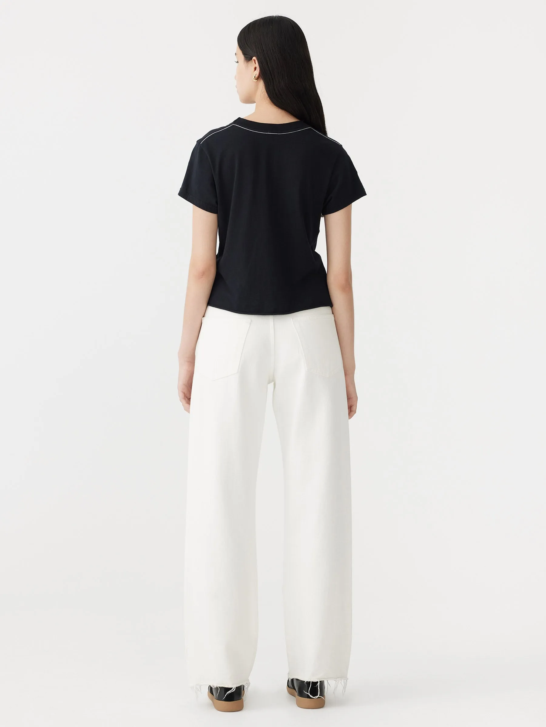 High Rise Straight Leg Jean
