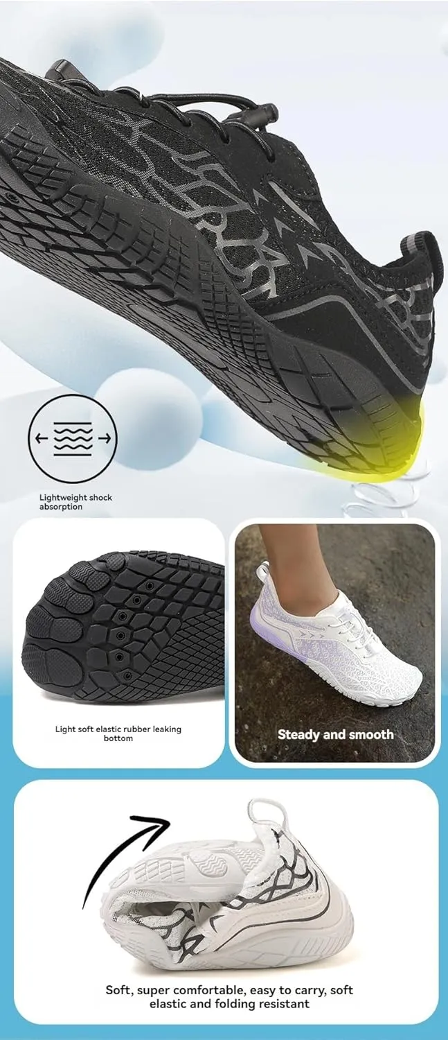 Hiking Footwear Barefoot Womens Shoes Women Healthy Non-Slip Unisex Grounded Footwear Barefoot Shoes for Neuropathy Water Wide Toe Box Sneakers, Pro Barefoot Shoes Athletic Diabetic Beach Swim Shoes